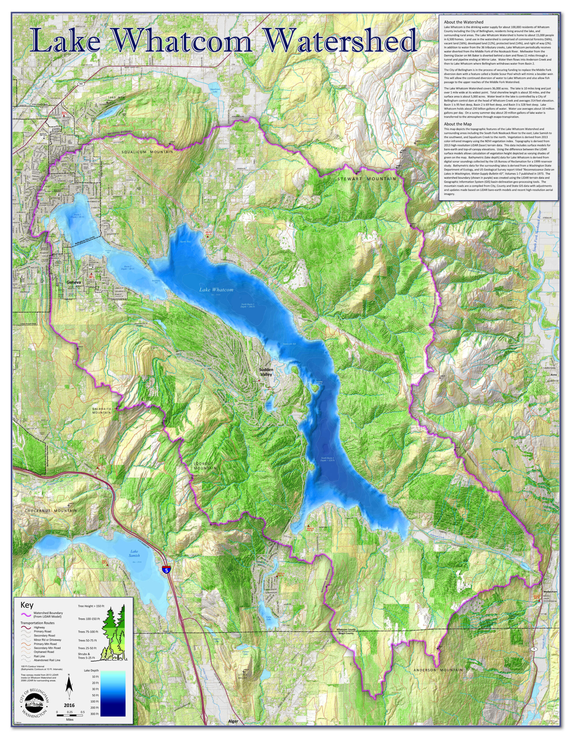 LakeWhatcomWatershedMap