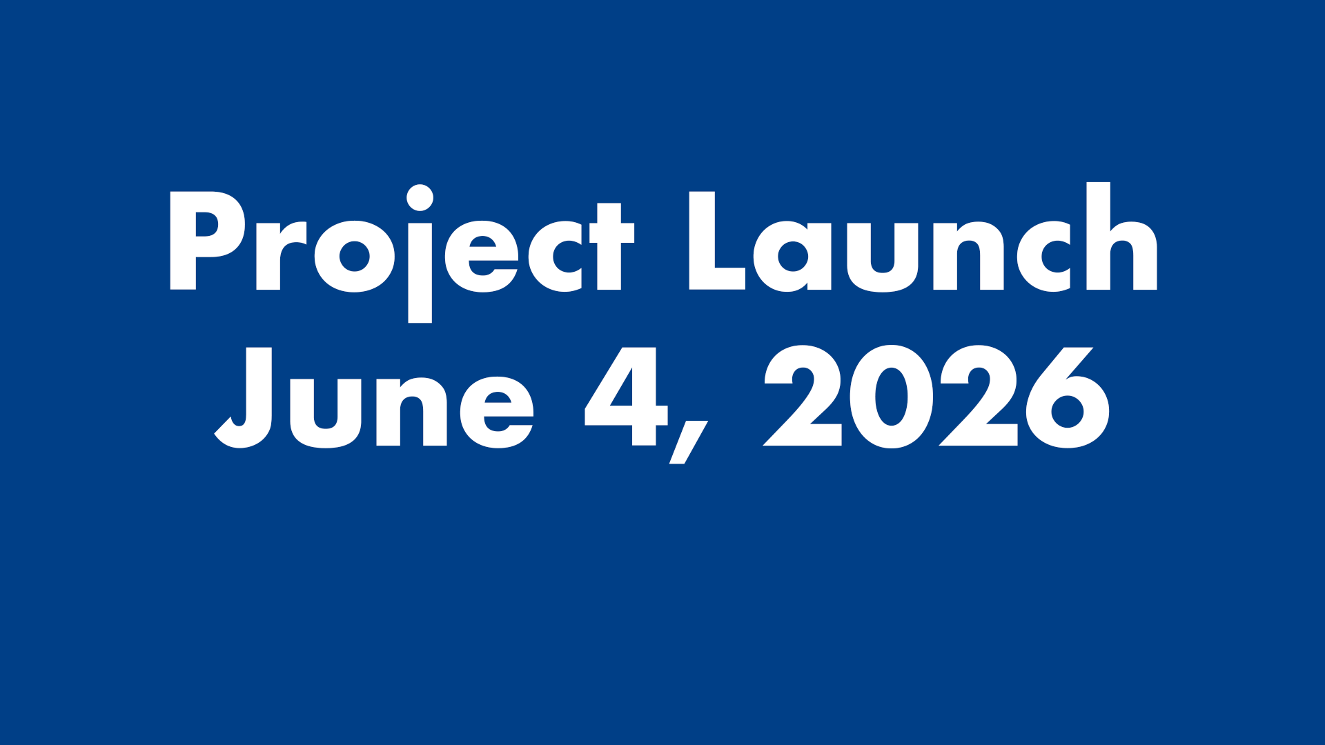 JUne 4 launch